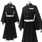 Halloweez Muichirou Cosplay Costume - Anime Style Wig with Embroidery Top, Elastic Pants, and Belt - Halloweez